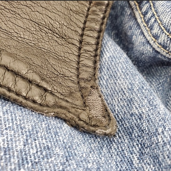 Rafaella Women's Medium Blue Denim Jean Vest - Picture 4 of 10